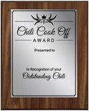 Signs ByLITA Customizable Chili Cook Off Award Wooden Plaque Award with Easel Stand, Engraved Gift for Chili Cook Off Competitions, Cooking Events and Cooking Awards