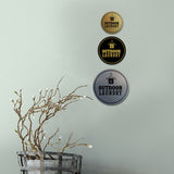 Signs ByLITA Circle Outdoor Laundry Wall or Door Sign