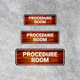 Standard Plus Procedure Room Wall or Door Sign | Office Signage