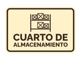 Signs ByLITA Classic Framed Cuarto de Almacenamiento Door or Wall Sign