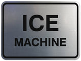Signs ByLITA Classic Framed Ice Machine Sign - Easy Installation | Durable Wall or Door