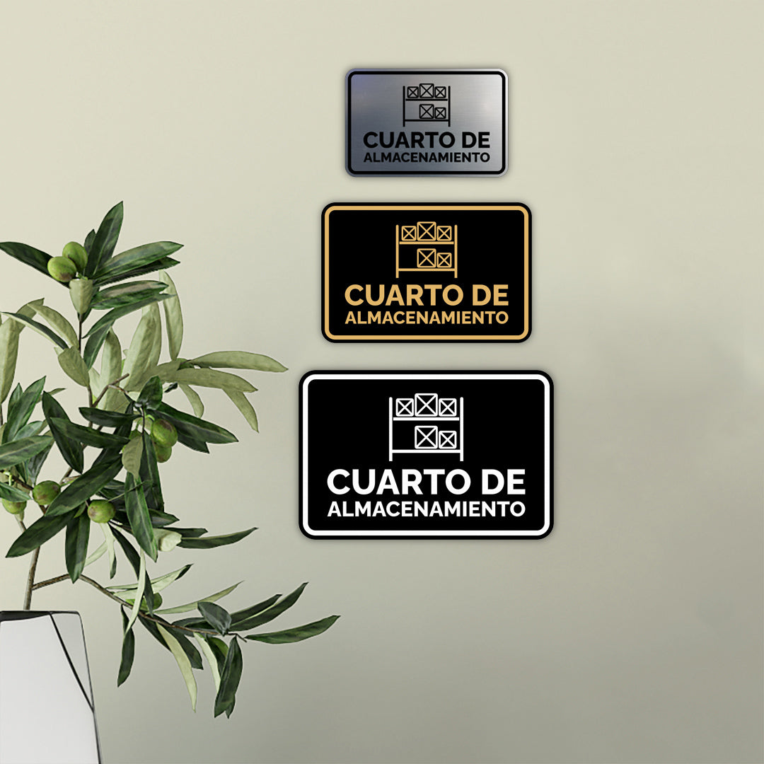 Signs ByLITA Classic Framed Cuarto de Almacenamiento Door or Wall Sign