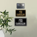 Signs ByLITA Classic Framed Cuarto de Almacenamiento Door or Wall Sign