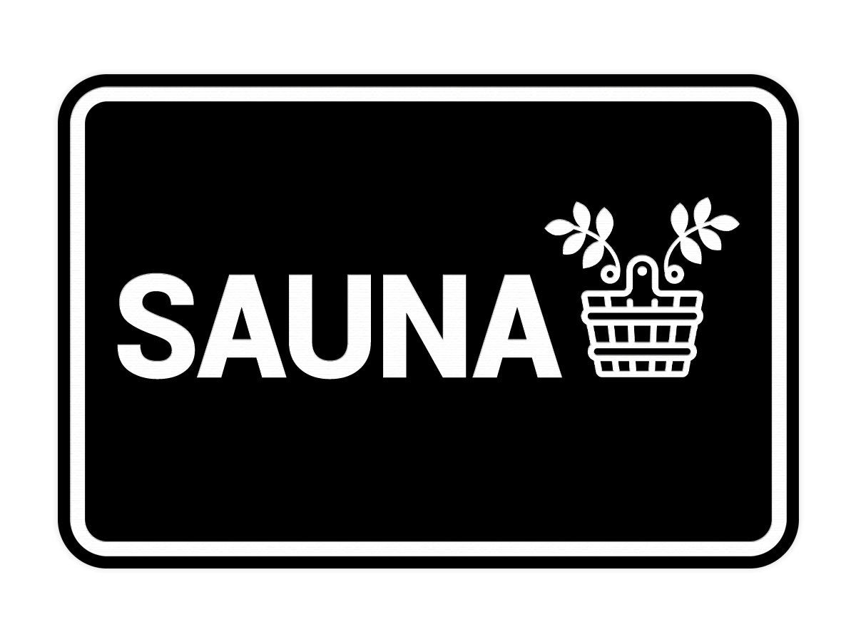 Signs ByLITA Classic Framed Sauna Wall or Door Sign
