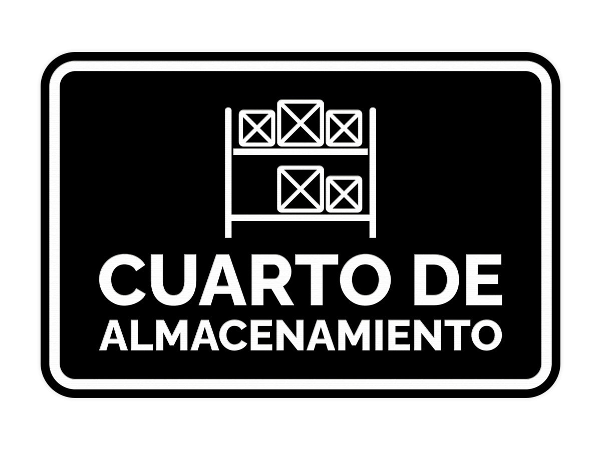 Signs ByLITA Classic Framed Cuarto de Almacenamiento Door or Wall Sign