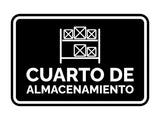 Signs ByLITA Classic Framed Cuarto de Almacenamiento Door or Wall Sign