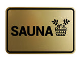 Signs ByLITA Classic Framed Sauna Wall or Door Sign