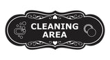 Signs ByLITA Designer Cleaning Area Makeup Area Wall or Door Sign