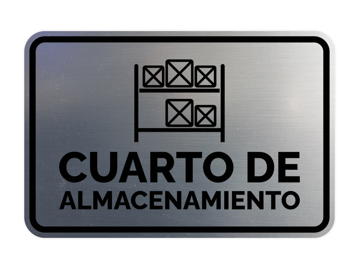 Signs ByLITA Classic Framed Cuarto de Almacenamiento Door or Wall Sign
