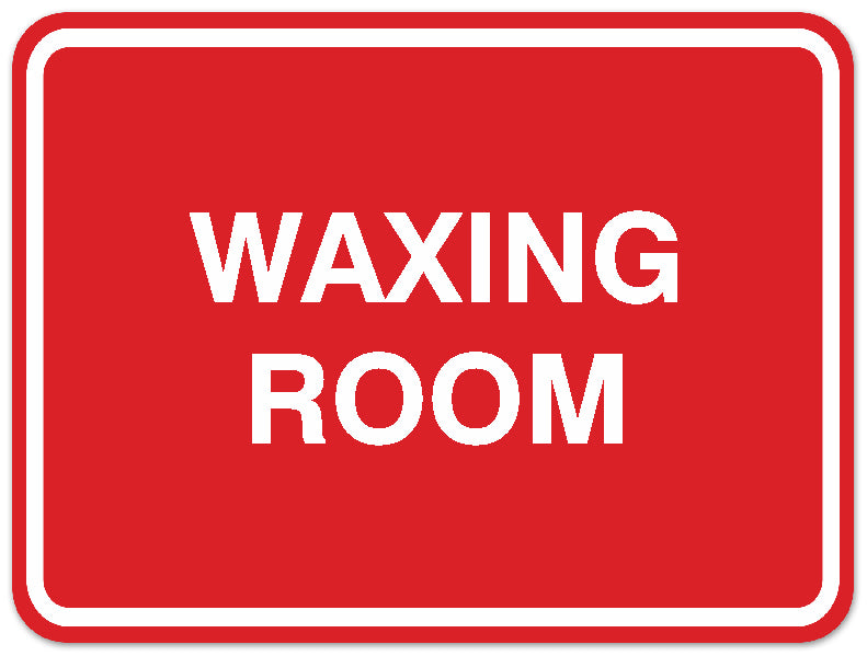 Signs ByLITA Classic Framed Waxing Room Sign - Easy Installation | Durable Material
