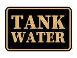 Signs ByLITA Classic Framed Tank Water Door or Wall Sign | Eco-Friendly Home Signs