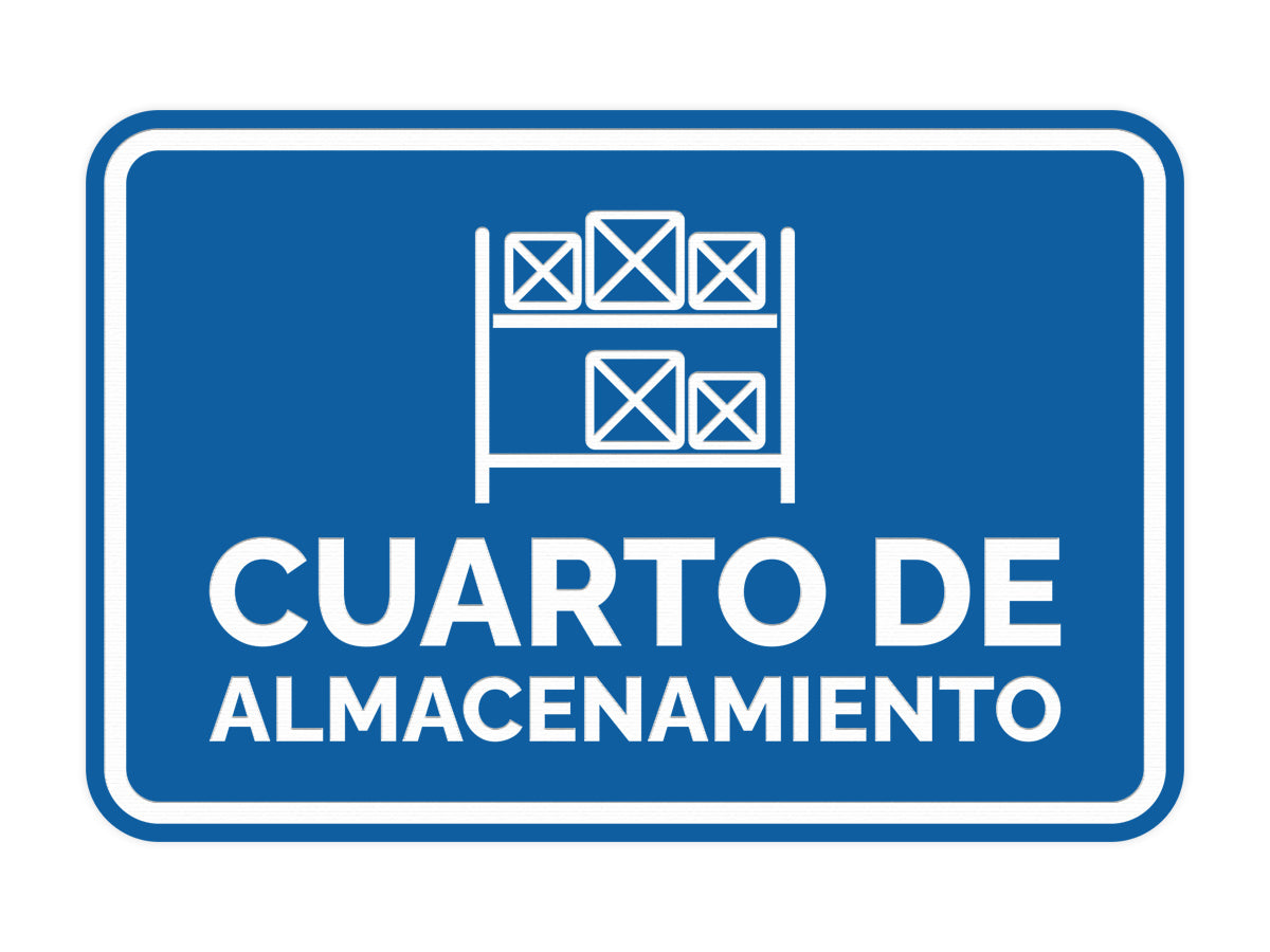 Signs ByLITA Classic Framed Cuarto de Almacenamiento Door or Wall Sign