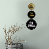 Signs ByLITA Circle On Camera Wall or Door Sign