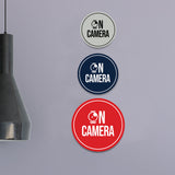 Signs ByLITA Circle On Camera Wall or Door Sign