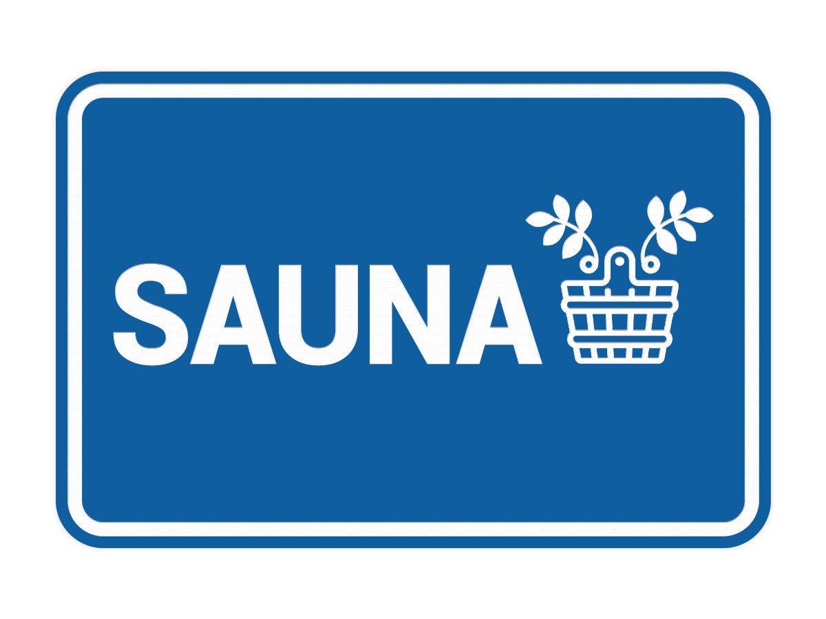 Signs ByLITA Classic Framed Sauna Wall or Door Sign