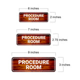 Standard Plus Procedure Room Wall or Door Sign | Office Signage