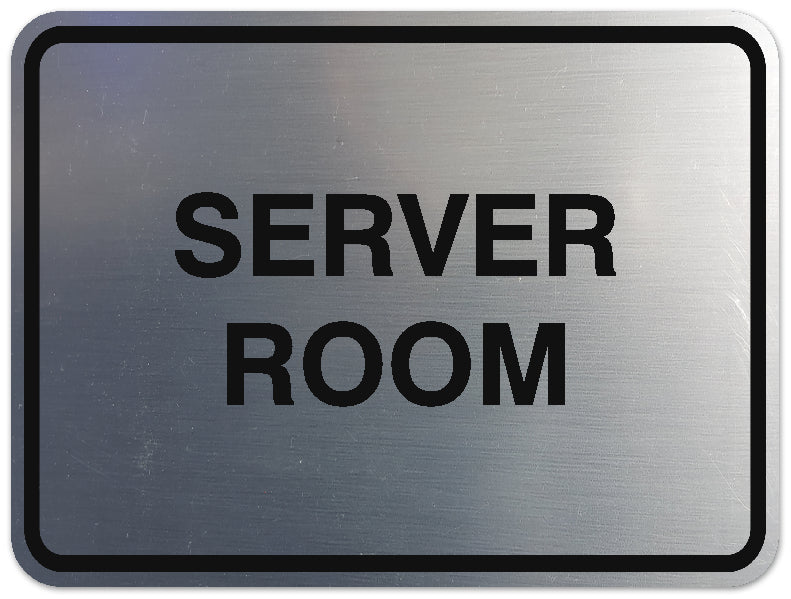 Signs ByLITA Classic Framed Server Room Sign | Durable Material | Office