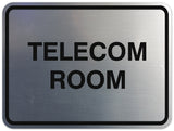 Signs ByLITA Classic Framed Telecom Room Sign | Durable Material | Office