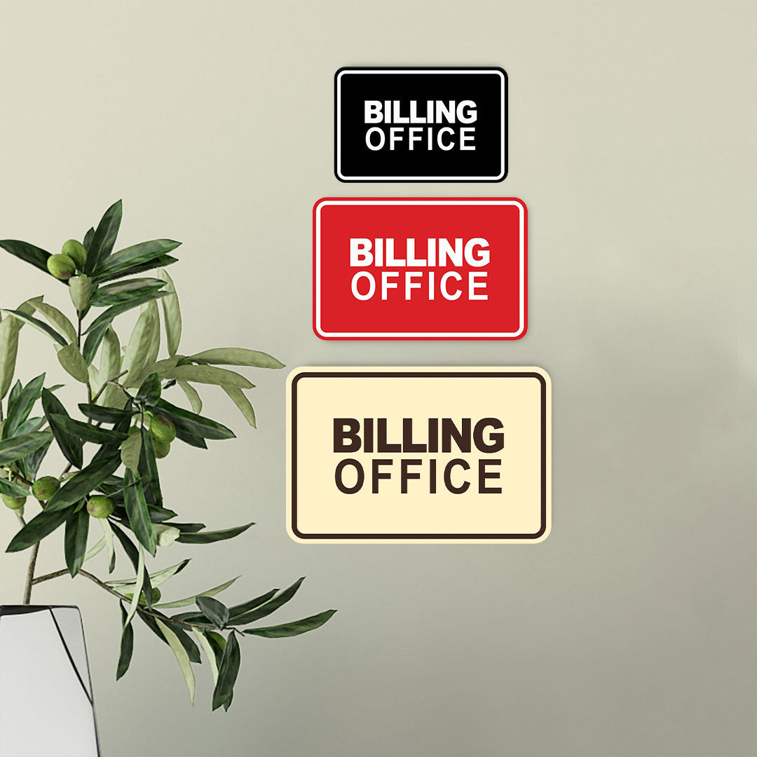 Signs ByLITA Classic Framed Billing Office Wall or Door Sign