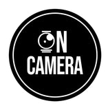 Signs ByLITA Circle On Camera Wall or Door Sign