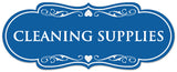 Signs ByLITA Designer Cleaning Supplies Sign - Easy Installation | Durable Wall or Door Sign