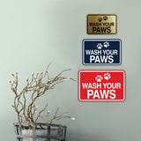 Signs ByLITA Classic Framed Wash Your Paws Wall or Door Sign