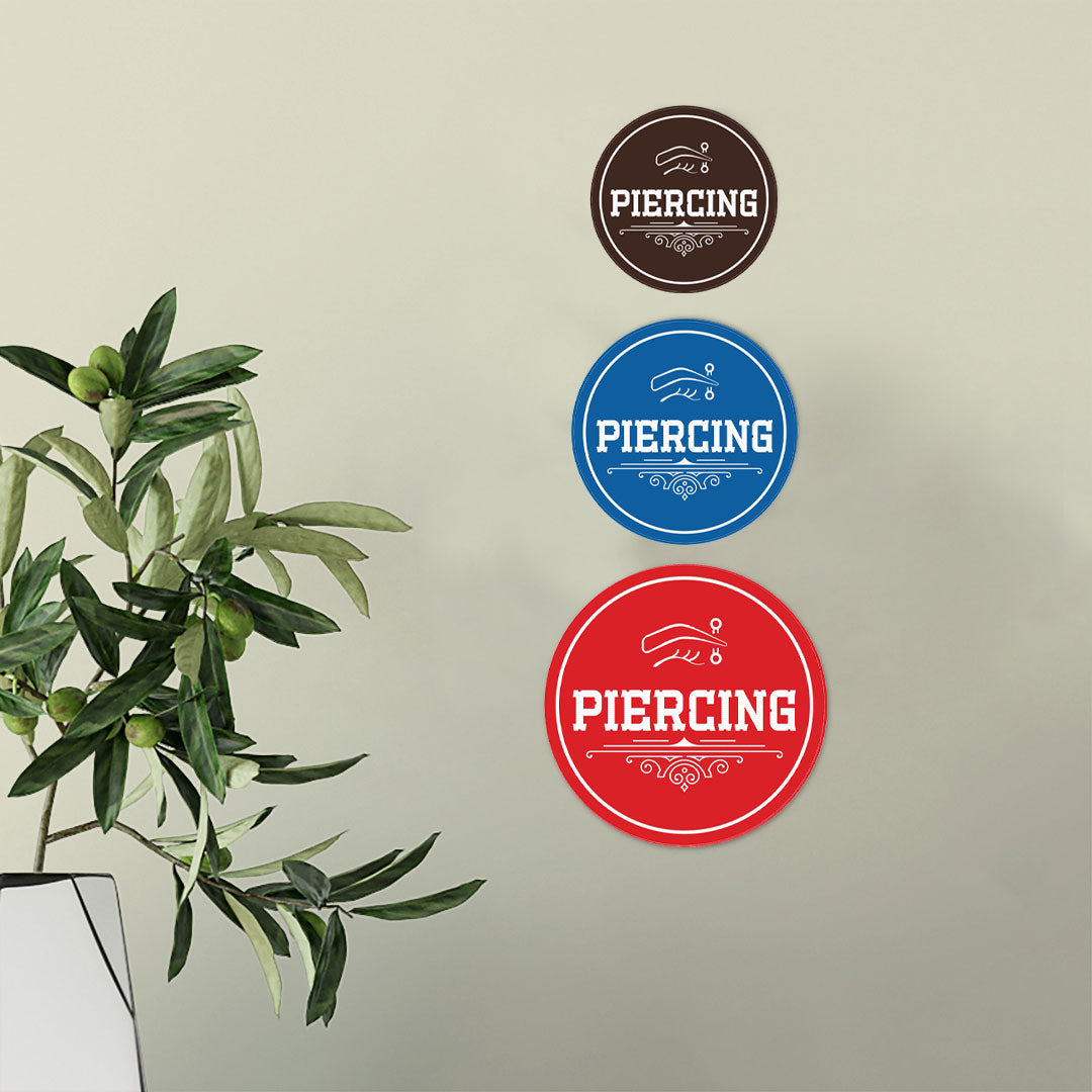 Signs ByLITA Circle Piercing Wall or Door Sign