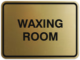 Signs ByLITA Classic Framed Waxing Room Sign - Easy Installation | Durable Material