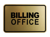 Signs ByLITA Classic Framed Billing Office Wall or Door Sign