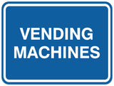 Signs ByLITA Classic Framed Vending Machines Sign | Durable Material | Office