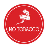 Signs ByLITA Circle No Tobacco Wall or Door Sign