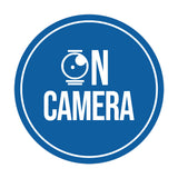 Signs ByLITA Circle On Camera Wall or Door Sign