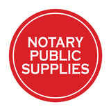 Signs ByLITA Circle Notary Public Supplies Wall or Door Sign