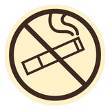 Signs ByLITA Circle No Smoking Graphic Door or Wall Sign | Easy Installation | Durable Construction | Promote Health And Safety | Caution Warning Sign for Home, Business and Office Spaces