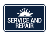 Signs ByLITA Classic Framed Service and Repair Wall or Door Sign