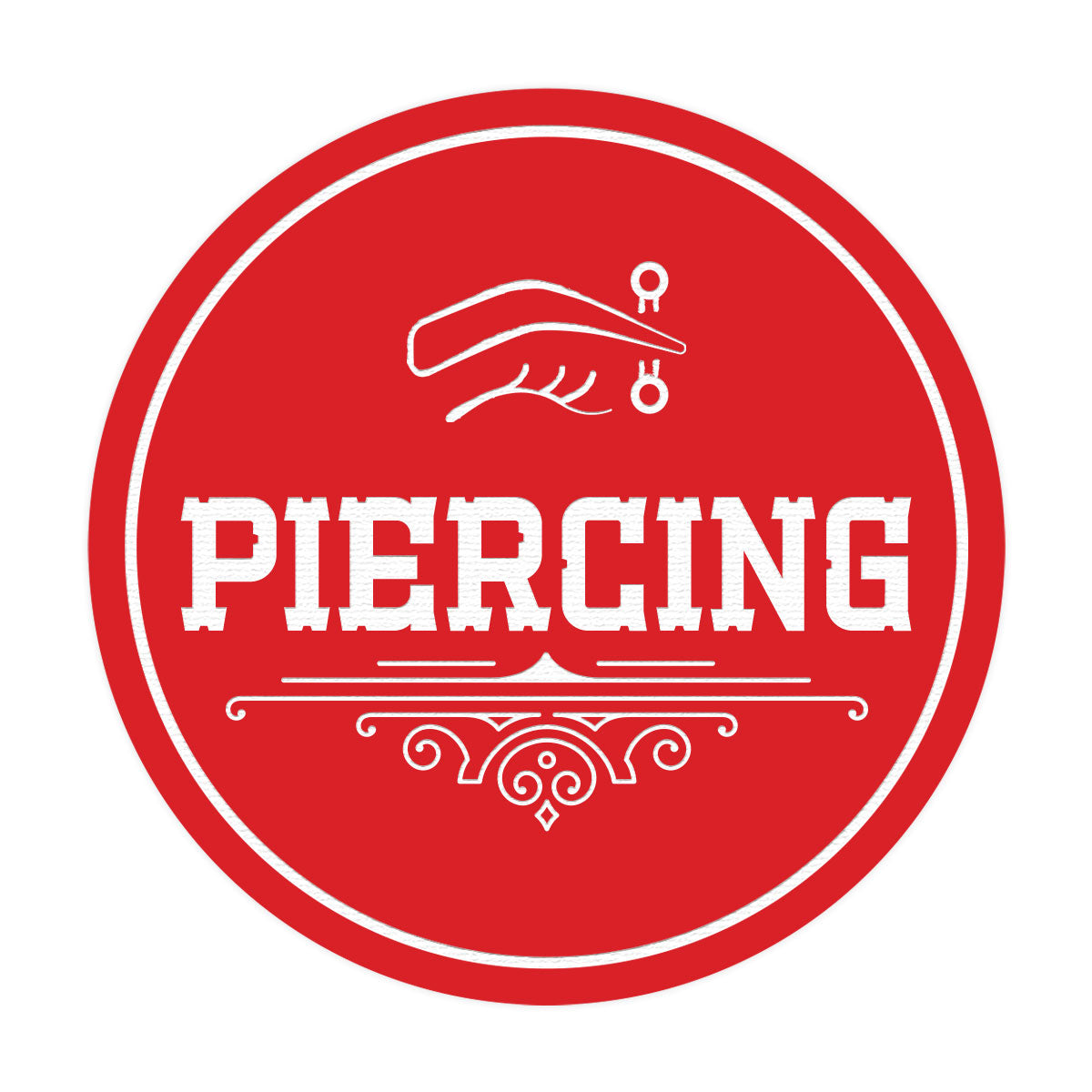 Signs ByLITA Circle Piercing Wall or Door Sign