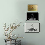 Signs ByLITA Classic Framed Hello? Is It Beer You’re Looking For? Wall or Door Sign