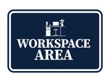 Signs ByLITA Classic Framed Workspace Area Wall or Door Sign