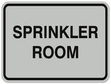Signs ByLITA Classic Framed SPRINKLER ROOM Door or Wall Sign Durable ABS Plastic | Laser Engraved | Easy Installation | Elegant Design