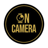 Signs ByLITA Circle On Camera Wall or Door Sign