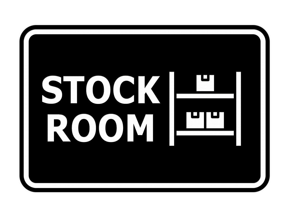 Signs ByLITA Classic Framed Stock Room Wall or Door Sign