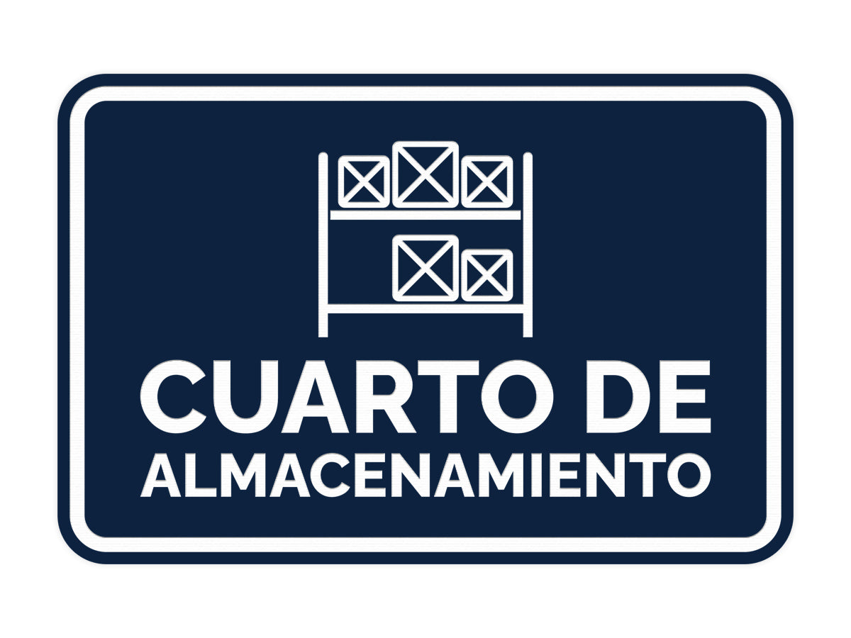 Signs ByLITA Classic Framed Cuarto de Almacenamiento Door or Wall Sign