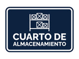 Signs ByLITA Classic Framed Cuarto de Almacenamiento Door or Wall Sign