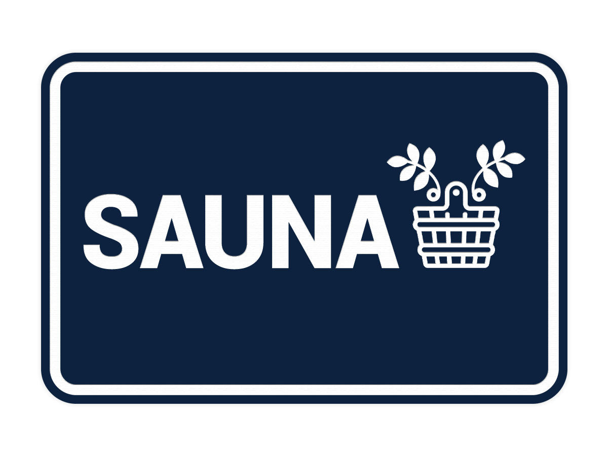 Signs ByLITA Classic Framed Sauna Wall or Door Sign