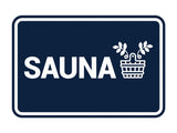 Signs ByLITA Classic Framed Sauna Wall or Door Sign