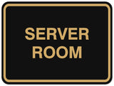 Signs ByLITA Classic Framed Server Room Sign | Durable Material | Office