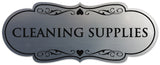Signs ByLITA Designer Cleaning Supplies Sign - Easy Installation | Durable Wall or Door Sign