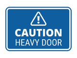Signs ByLITA Classic Framed Caution Heavy Door Door or Wall Sign Easy Installation | Health And Safety | Building And Warning Signs