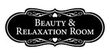 Signs ByLITA Designer Beauty & Relaxation Room Wall or Door Sign