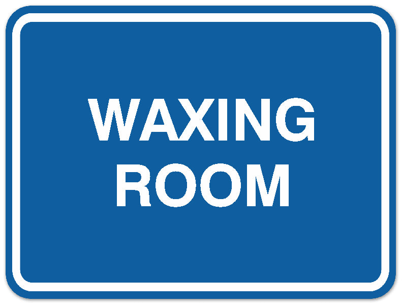 Signs ByLITA Classic Framed Waxing Room Sign - Easy Installation | Durable Material